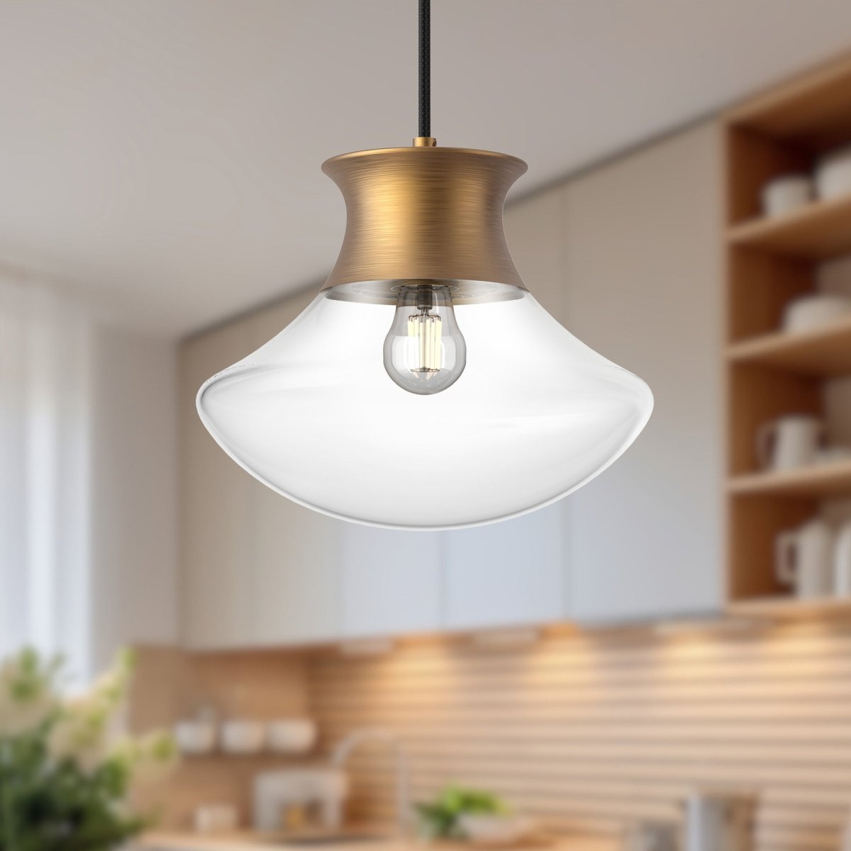 Suspension Marcel - Or vieilli 10 1/4" by Alora Lighting | Luminaires & cie