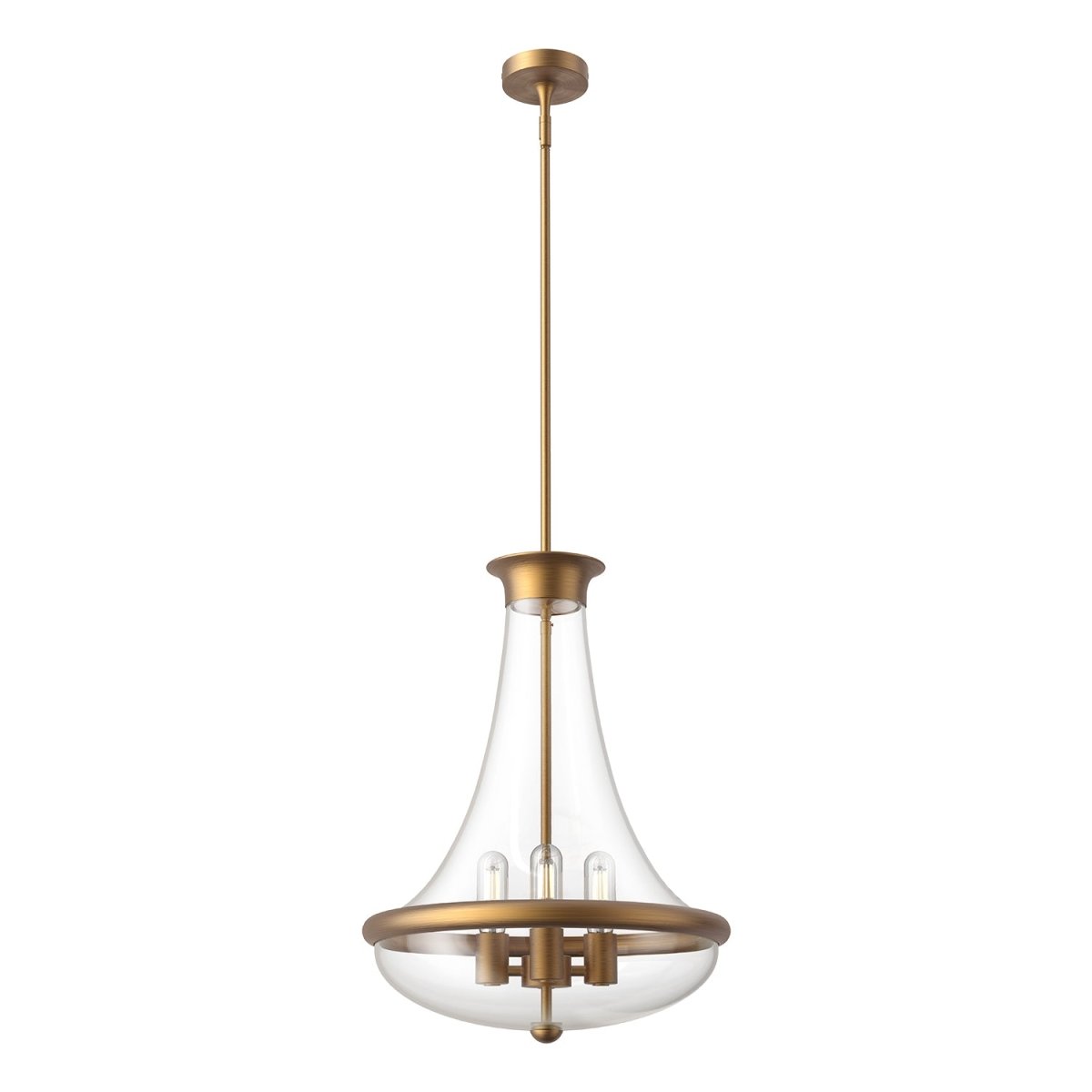 Suspension Marcel - Or vieilli 17 1/2" by Alora Lighting | Luminaires & cie