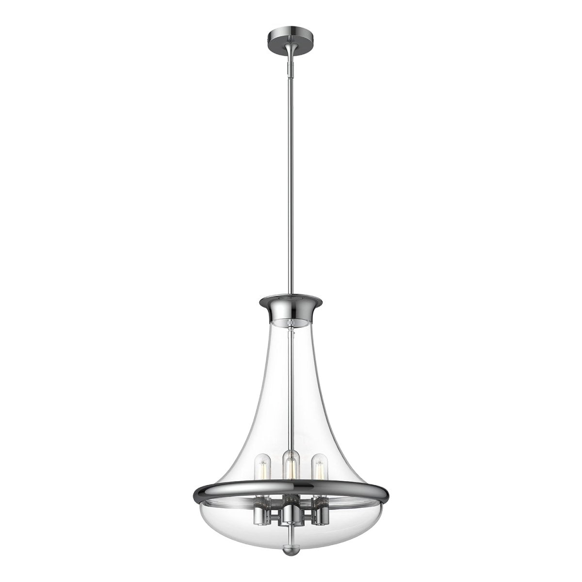 Suspension Marcel - Chrome 17 1/2" by Alora Lighting | Luminaires & cie