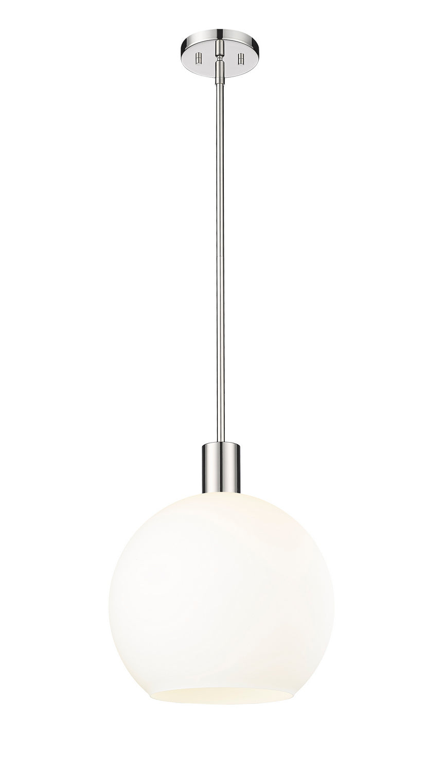 Suspension Margo Nickel poli, Blanc – Z-Lite