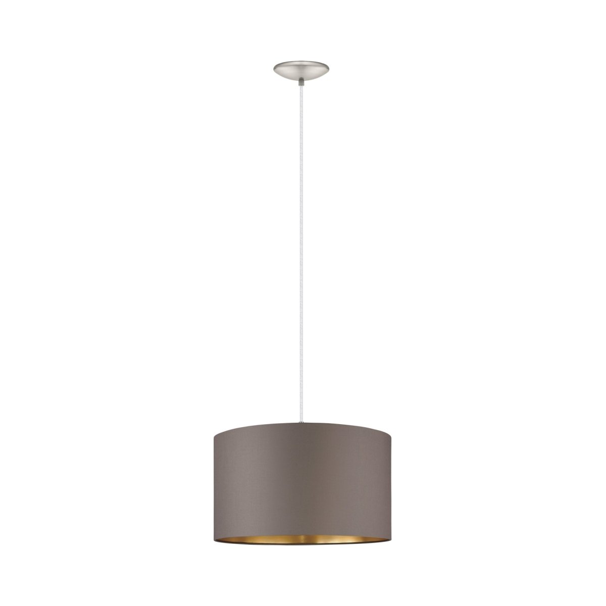 Suspension Maserlo - Cappuccino et doré 1 by Eglo | Luminaires & cie