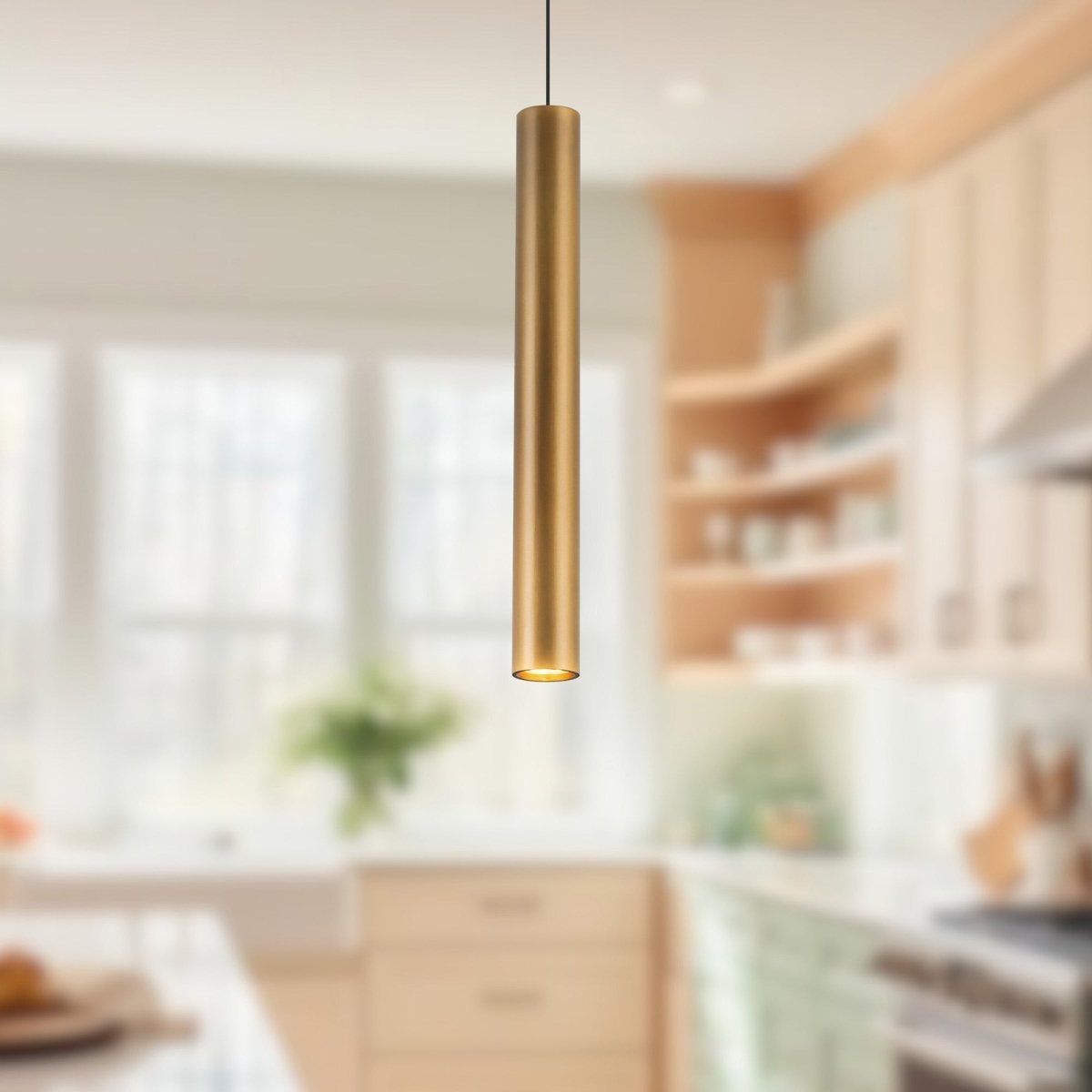 Suspension Mason - Laiton vintage 13 7/8" by Kuzco Lighting | Luminaires & cie