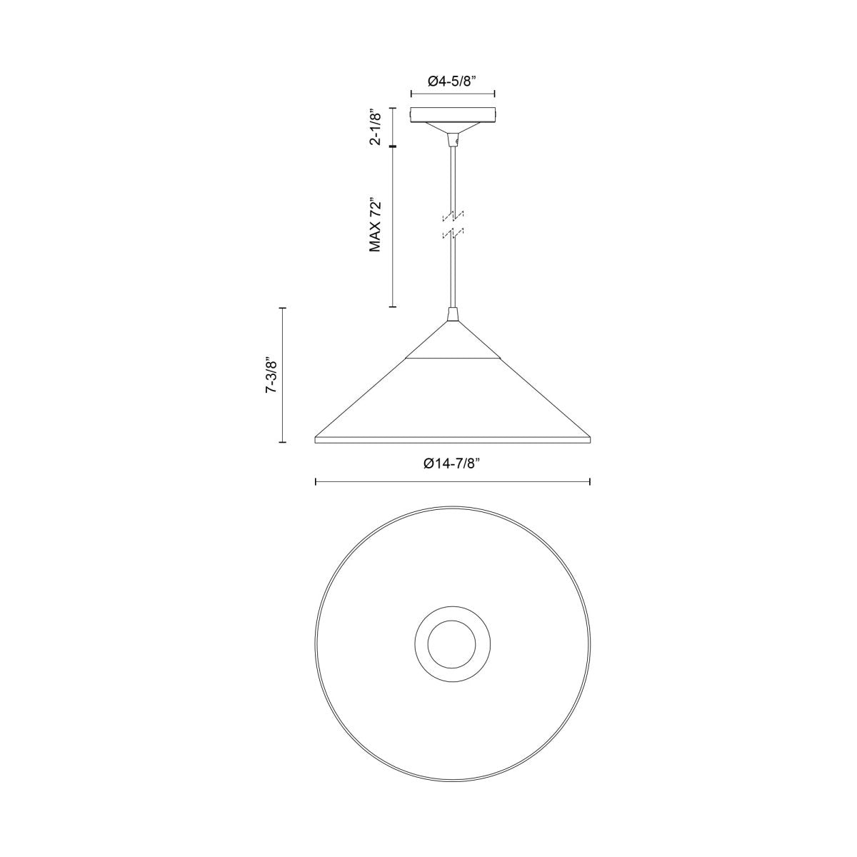 Suspension Mauer - Gold / verre clair brossé by Alora Lighting | Luminaires & cie