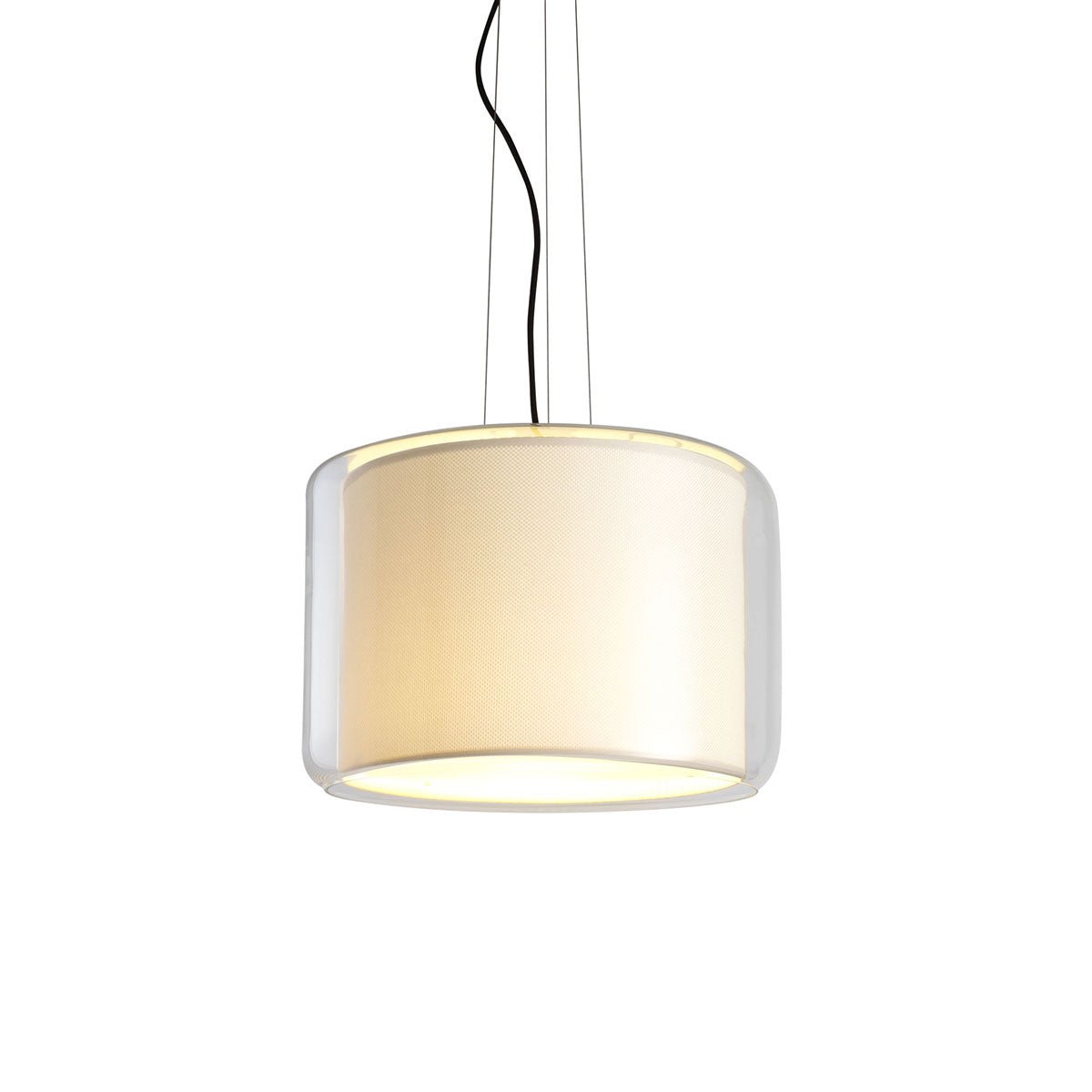 Suspension Mercer - Blanc perle Mercer 44 (17.32") by Marset | Luminaires & cie