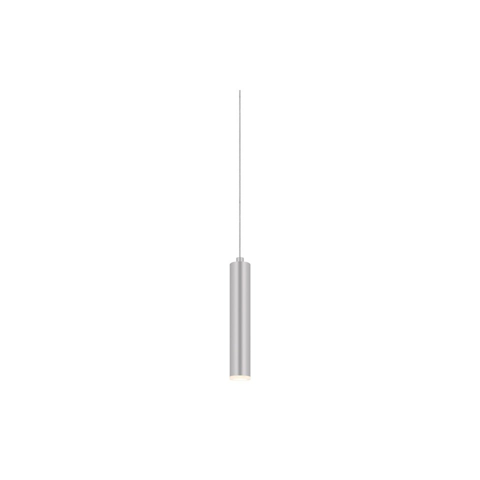 Suspension Micro Tube - Aluminium satiné brillant by Sonneman | Luminaires & cie