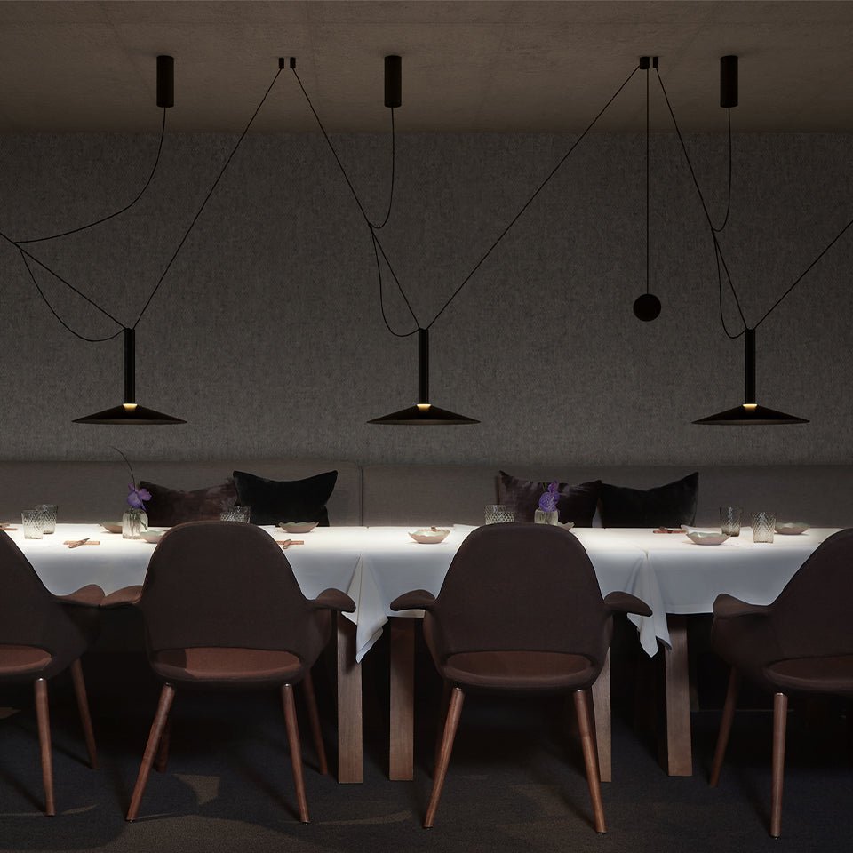 Suspension Milana - Off - White Milana 32 (12.6") by Marset | Luminaires & cie