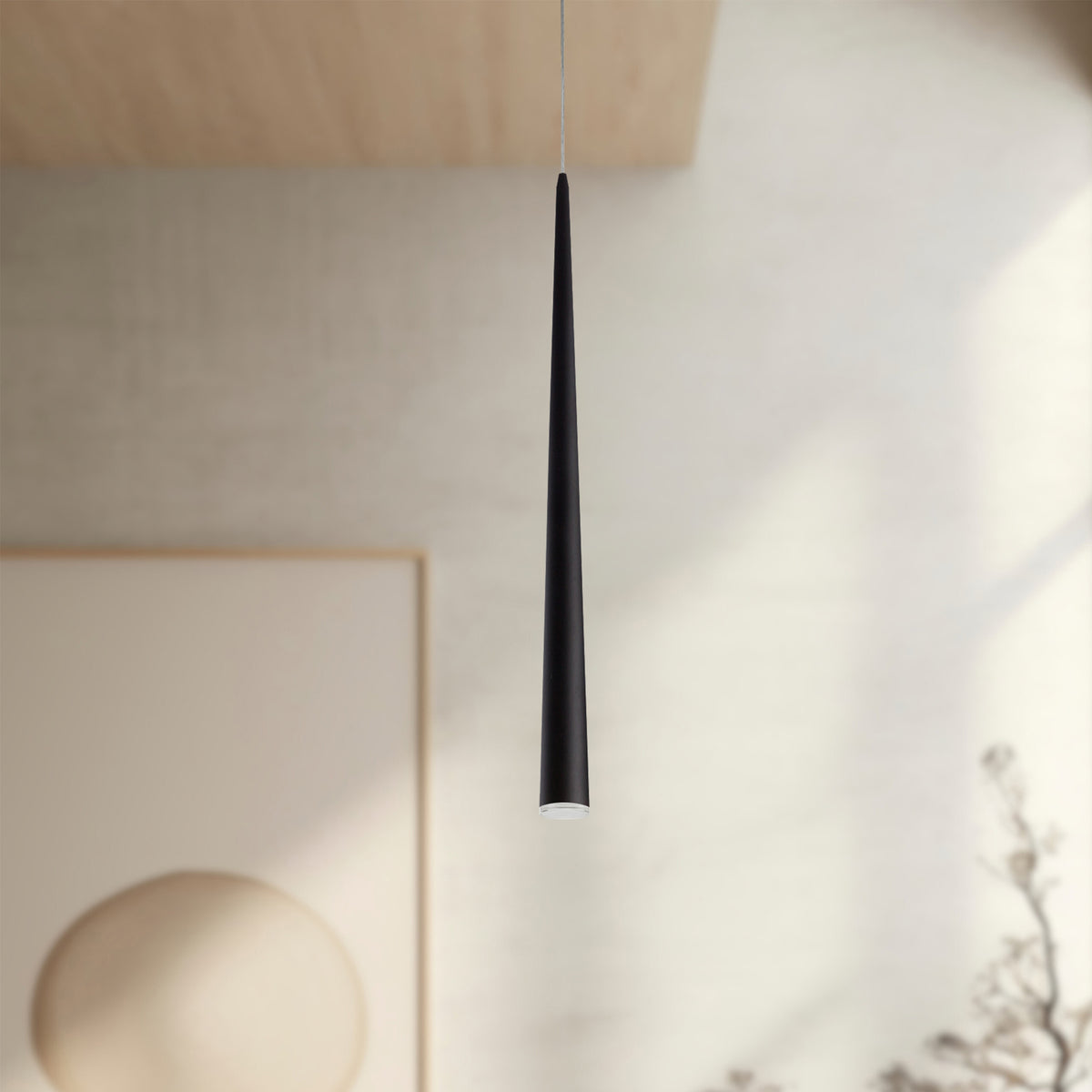 Mini-suspension Mina Noir, 37" – vue 2