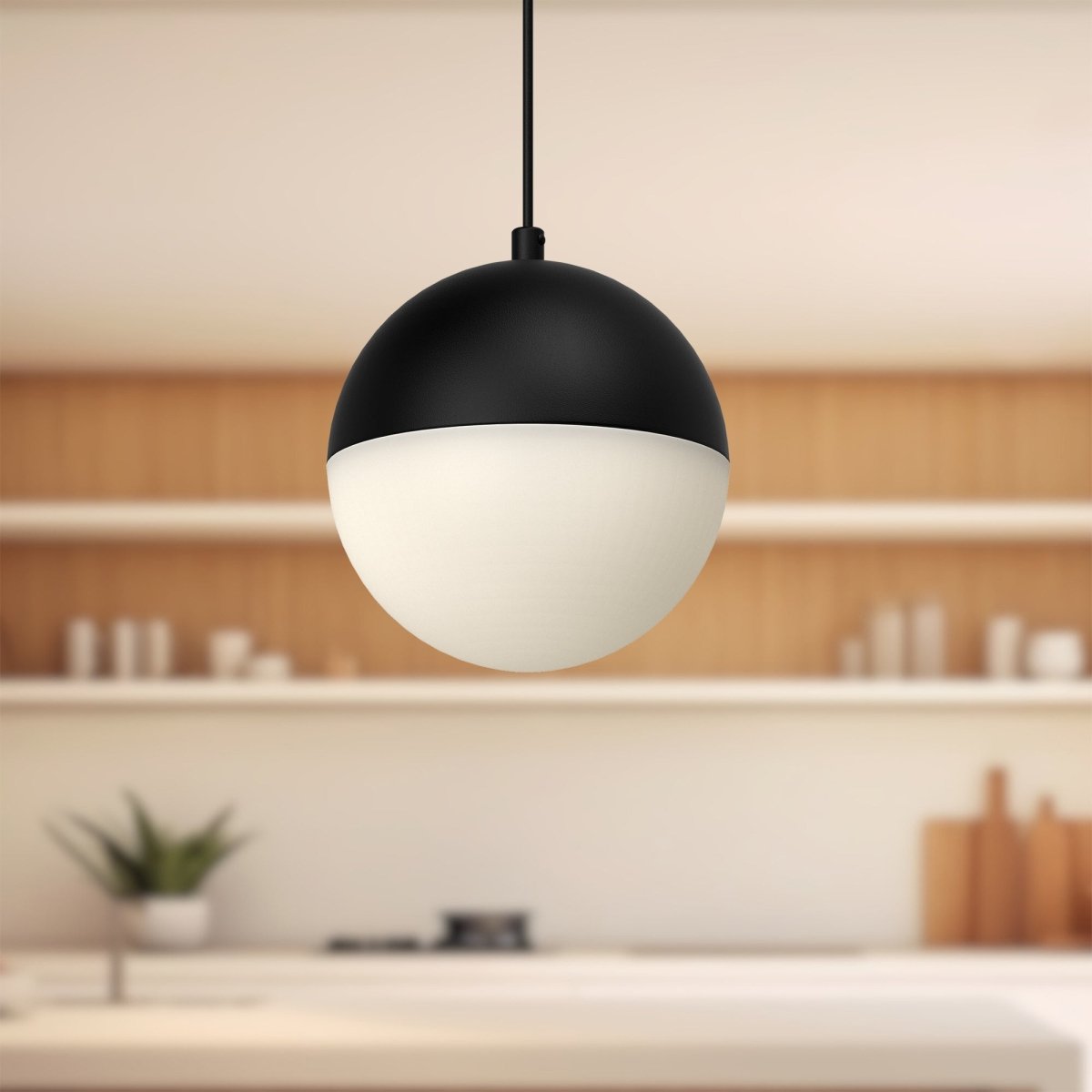 Suspension Monae - Noir 6" by Kuzco Lighting | Luminaires & cie