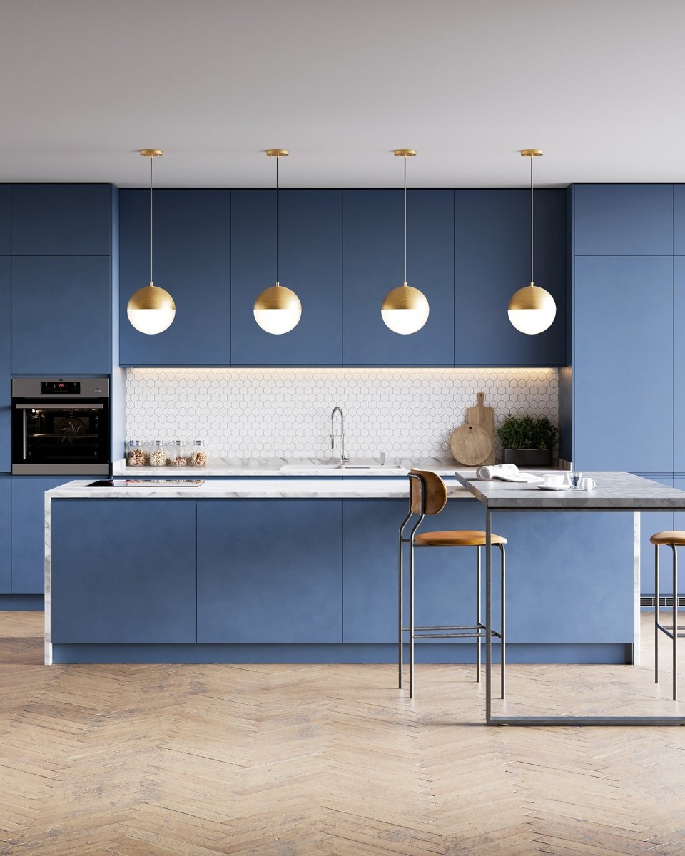 Suspension Monae - Or brossé 10" by Kuzco Lighting | Luminaires & cie