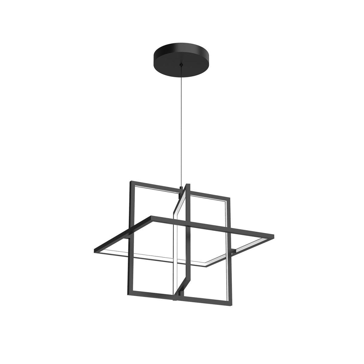Suspension Mondrian - Noir 19 3/8" by Kuzco Lighting | Luminaires & cie