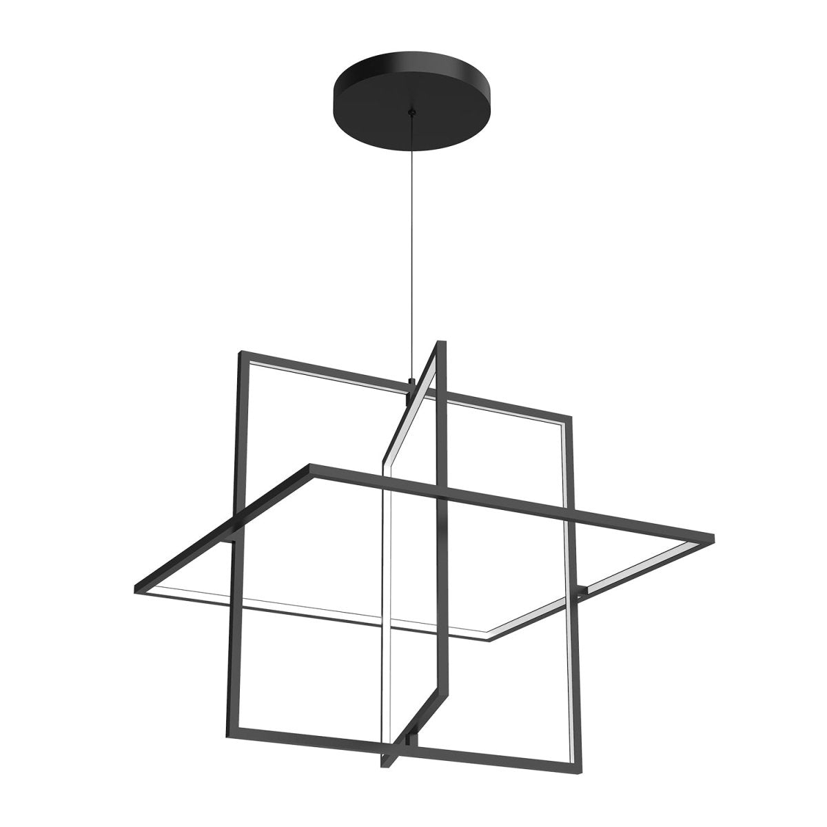 Suspension Mondrian - Noir 27 5/8" by Kuzco Lighting | Luminaires & cie