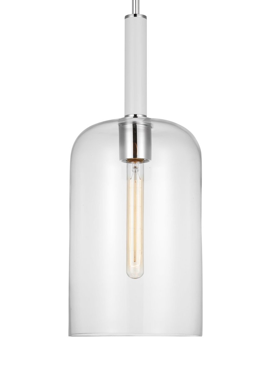 Suspension Monroe - Nickel poli 8 3/4" by Visual Comfort Studio | Luminaires & cie