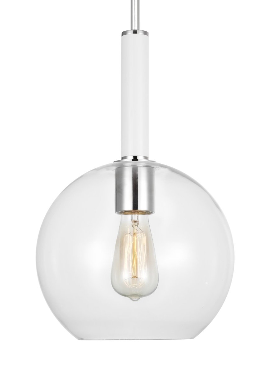 Suspension Monroe - Nickel poli 10 3/8" by Visual Comfort Studio | Luminaires & cie