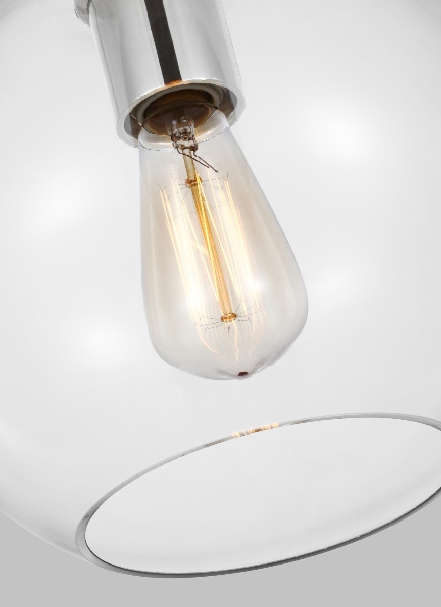 Suspension Monroe - Nickel poli 10 3/8" by Visual Comfort Studio | Luminaires & cie