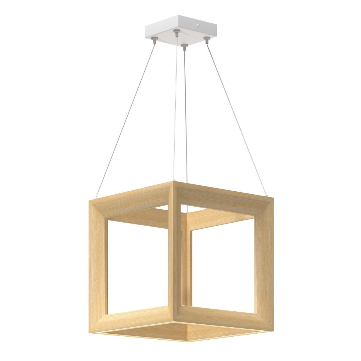 Suspension Morina - Chêne blanc Petit câdre by Kuzco Lighting | Luminaires & cie
