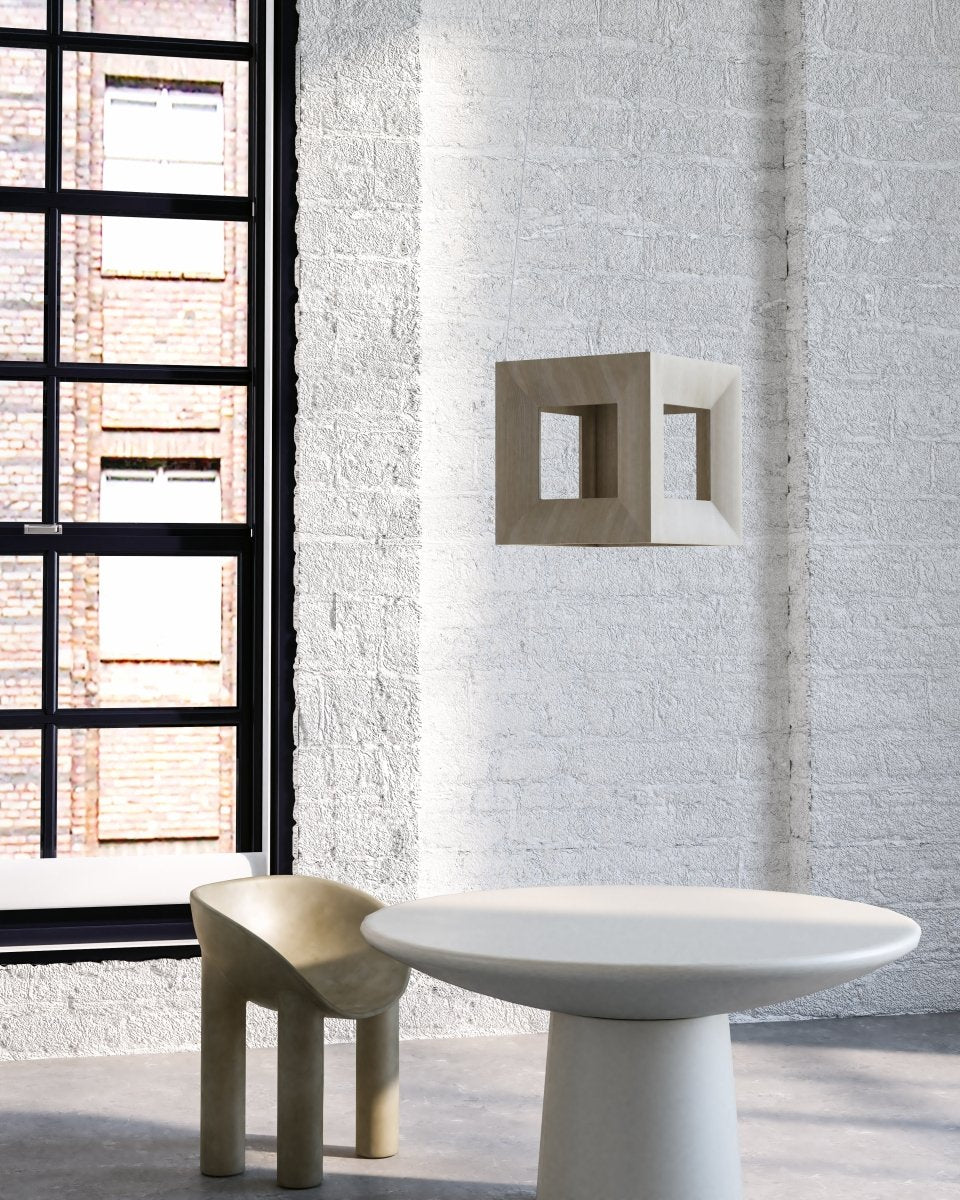 Suspension Morina - Chêne blanc Grand câdre by Kuzco Lighting | Luminaires & cie