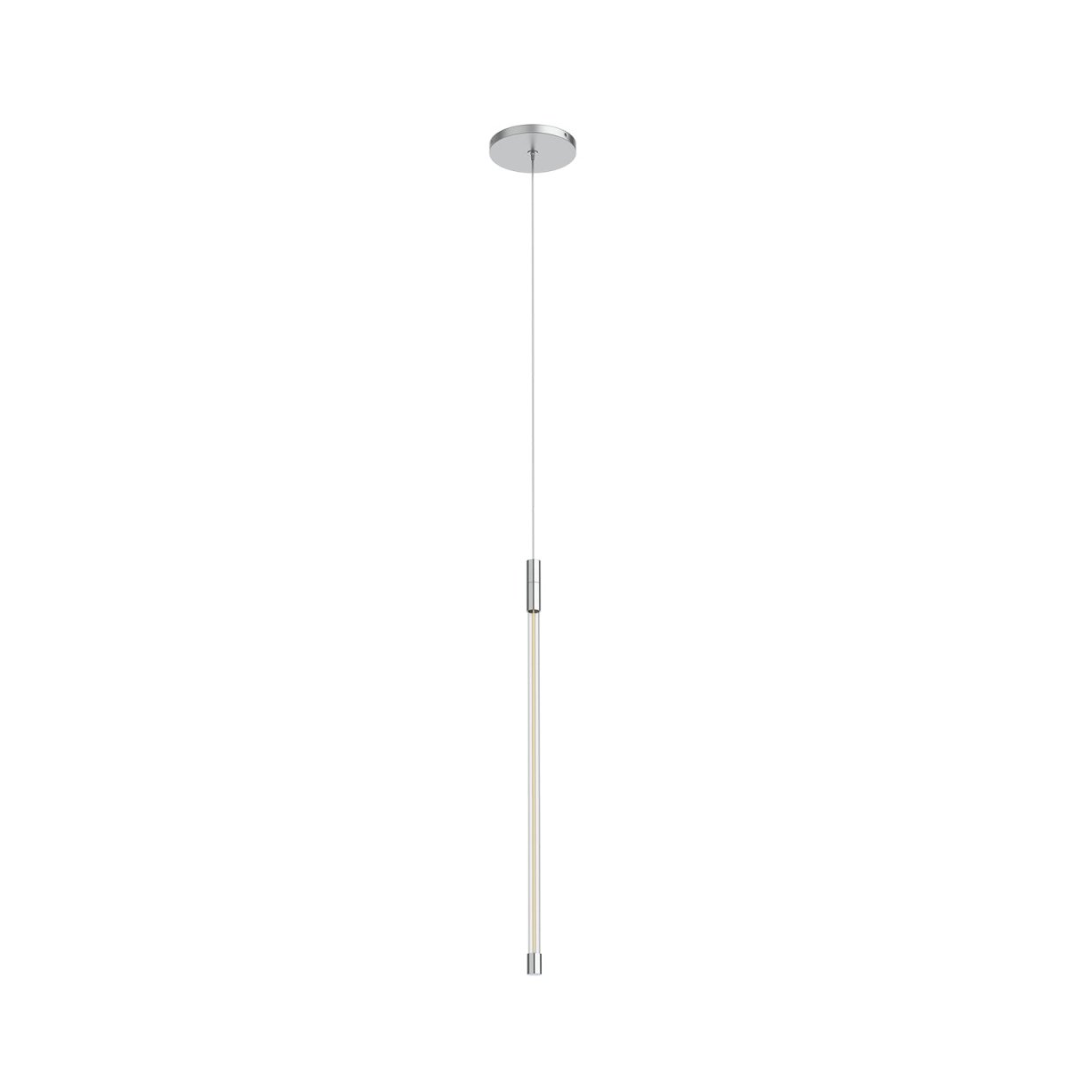 Suspension Motif - Chrome 3" 20 5/8" by Kuzco Lighting | Luminaires & cie