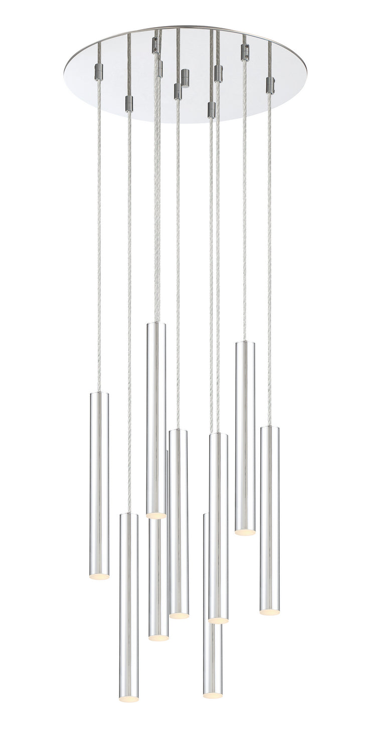 Suspension multiple 12" Forest nombre de suspensions 9, Chrome, Chrome – vue 2