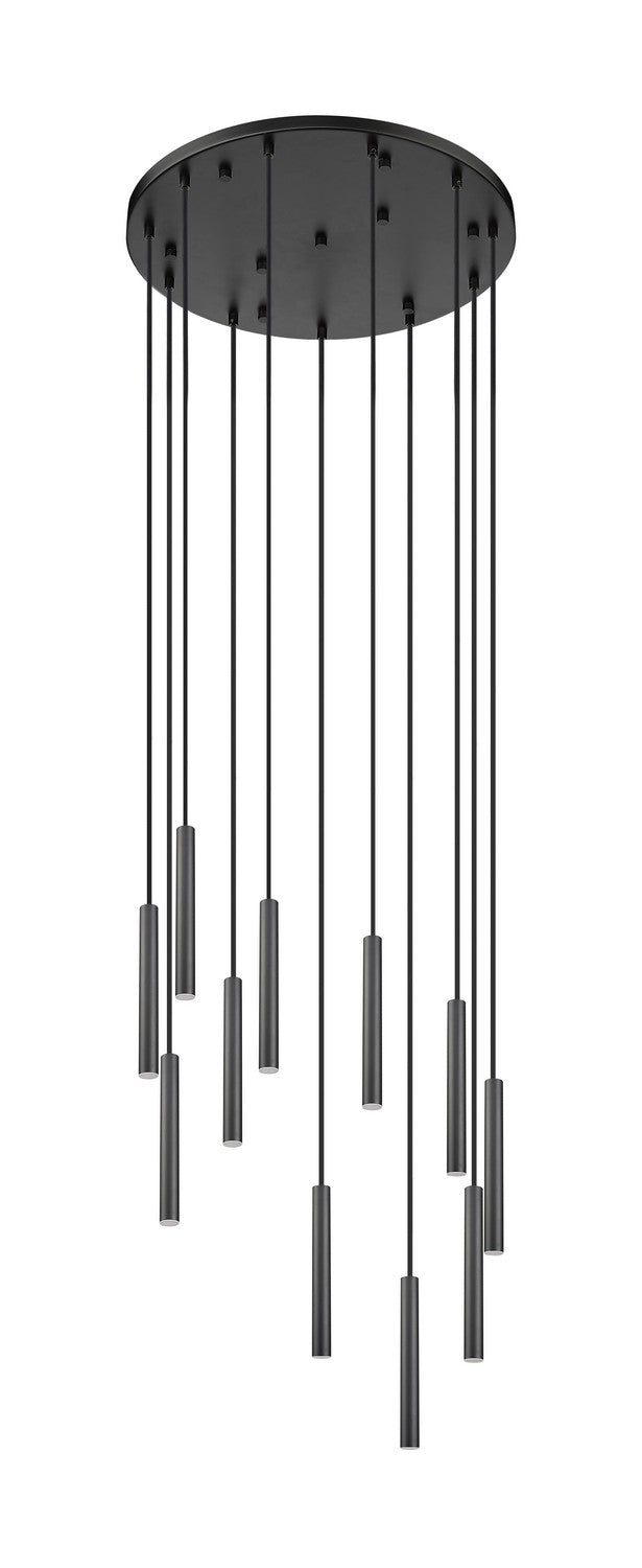 Suspension multiple 12" Forest nombre de suspensions 11, Noir mat, Noir mat – vue 4