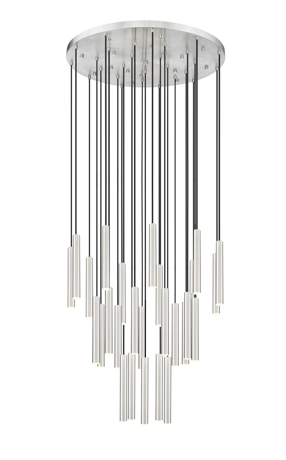 Suspension multiple 12" Forest nombre de suspensions 27, Nickel brossé, Nickel brossé – vue 2