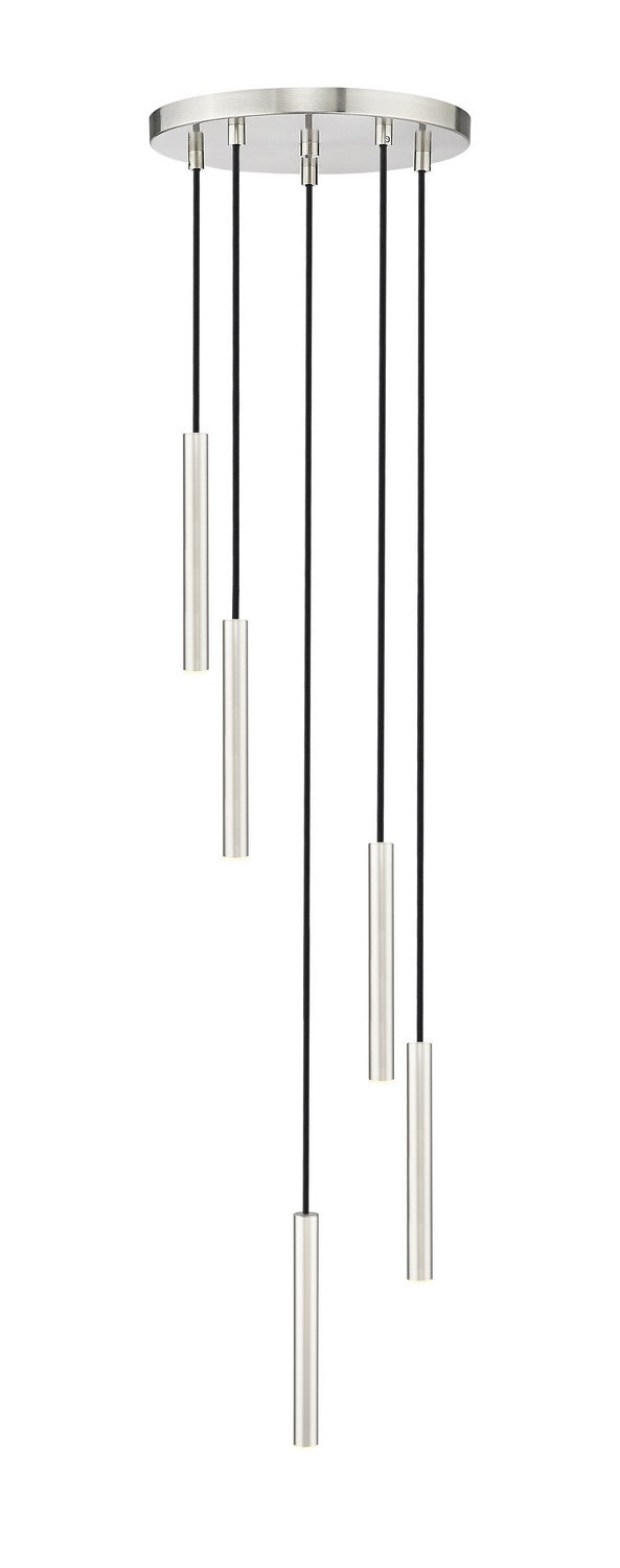 Suspension multiple 12" Forest nombre de suspensions 5, Nickel brossé, Nickel brossé – vue 3