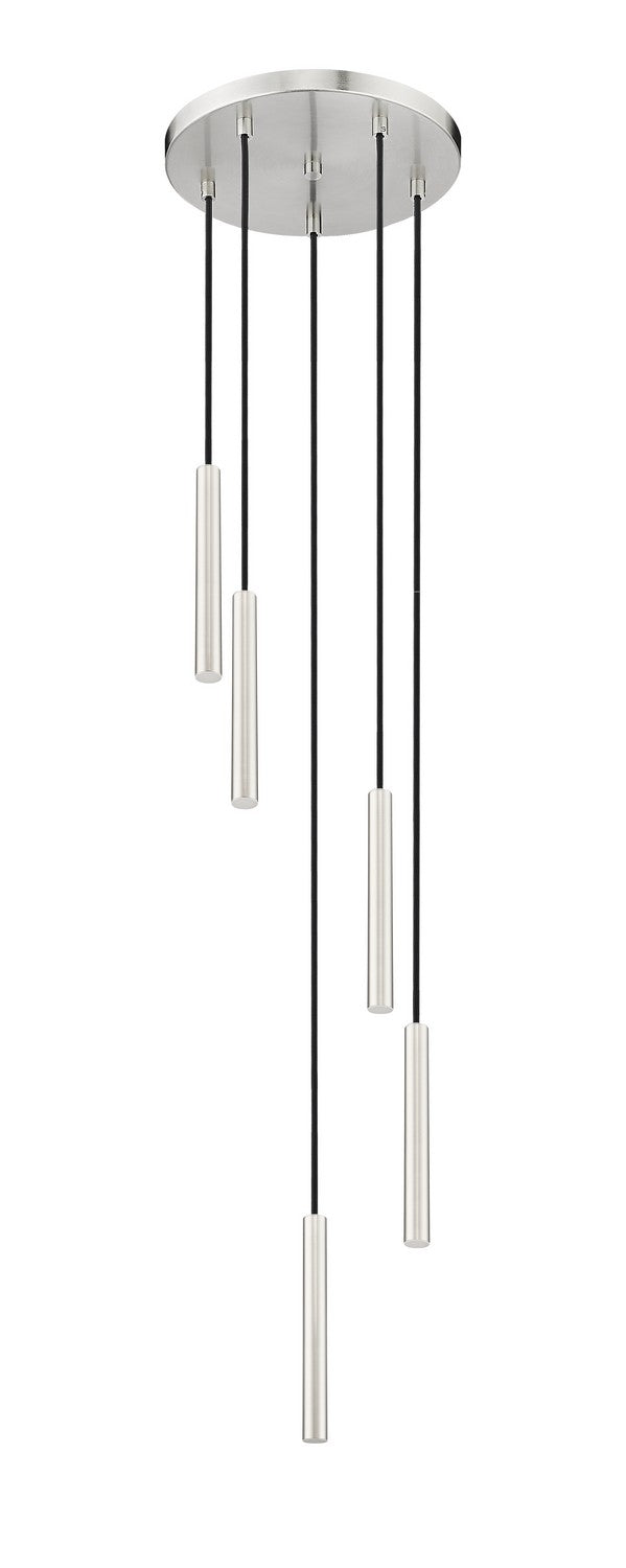 Suspension multiple 12" Forest nombre de suspensions 5, Nickel brossé, Nickel brossé – vue 4