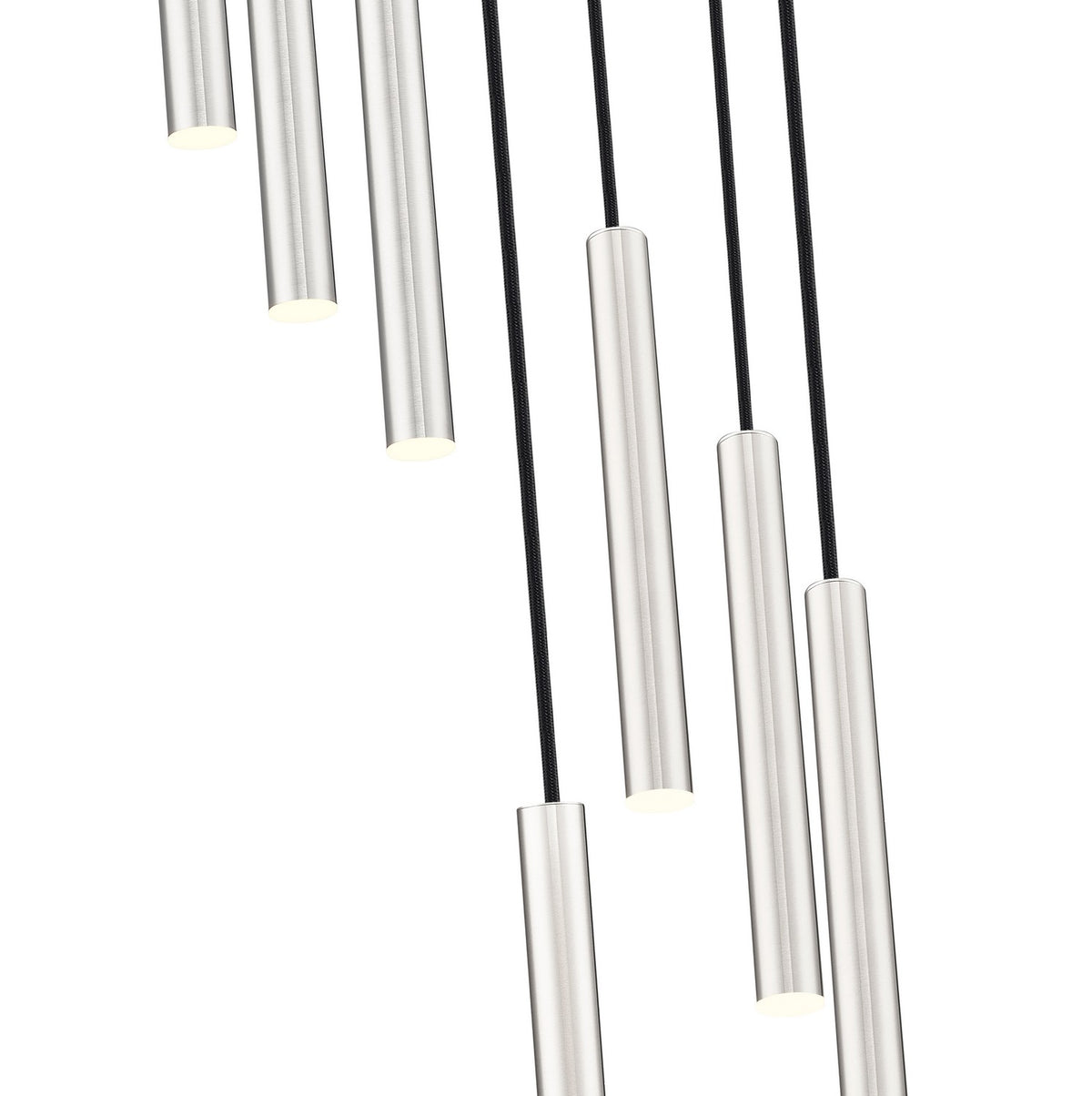 Suspension multiple 12" Forest nombre de suspensions 7, Nickel brossé, Nickel brossé – vue 5