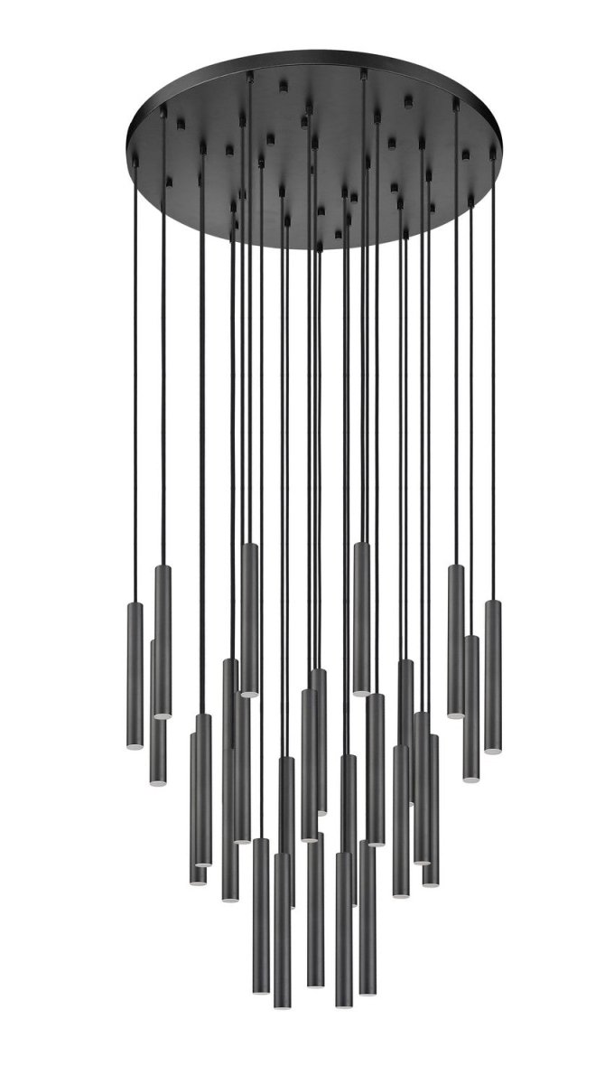 Suspension multiple 12" Forest - 7 Or moderne Or moderne by Z-Lite | Luminaires & cie