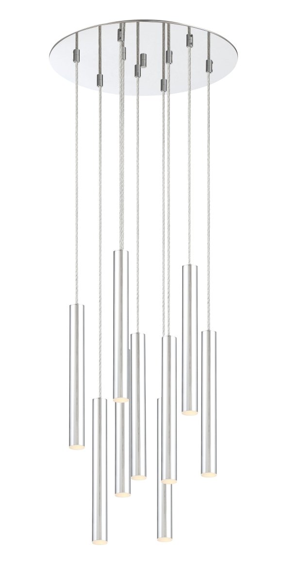 Suspension multiple 12" Forest - 7 Or moderne Or moderne by Z-Lite | Luminaires & cie