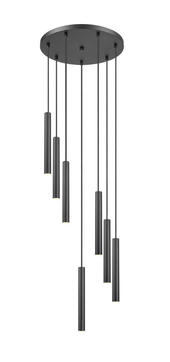 Suspension multiple 12" Forest - 7 Or moderne Or moderne by Z-Lite | Luminaires & cie
