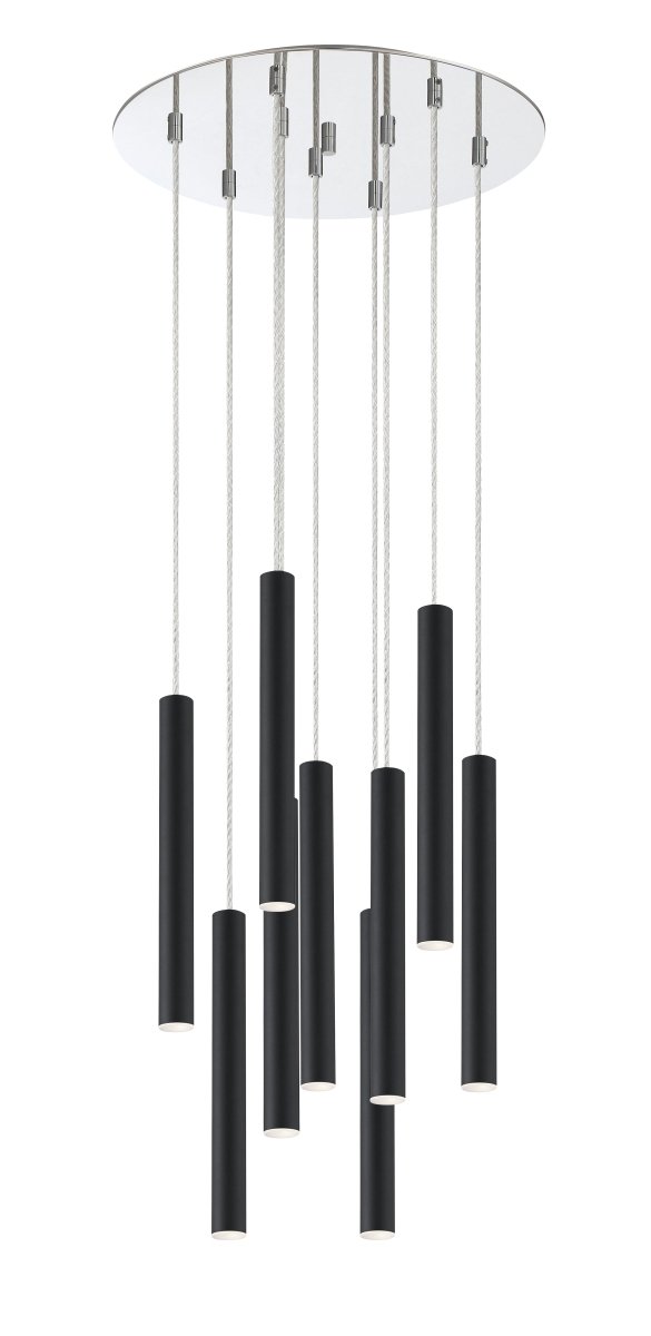 Suspension multiple 12" Forest - 7 Or moderne Or moderne by Z-Lite | Luminaires & cie