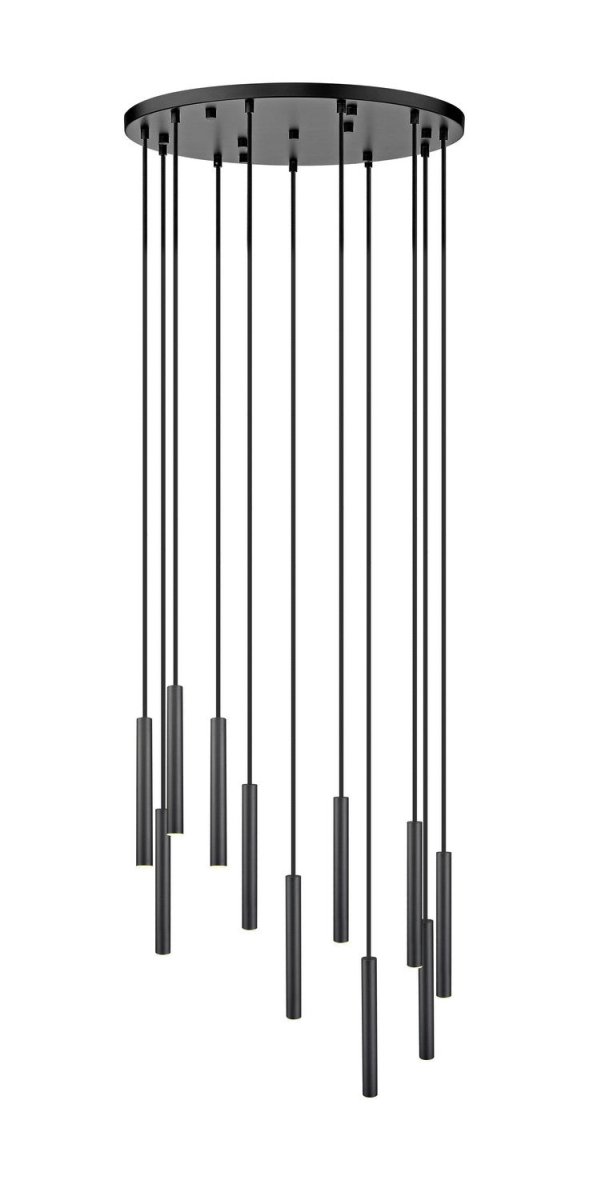 Suspension multiple 12" Forest - 7 Or moderne Or moderne by Z-Lite | Luminaires & cie