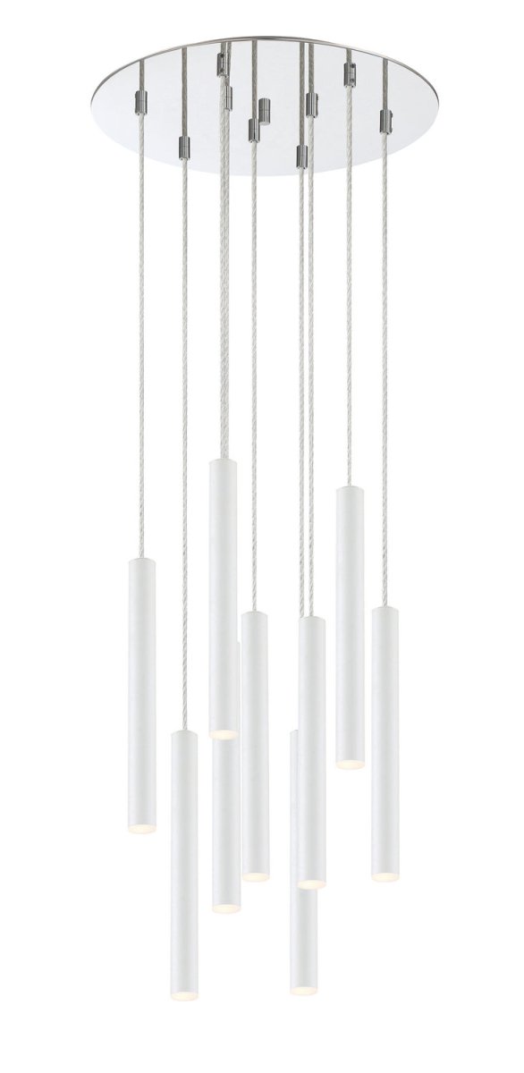 Suspension multiple 12" Forest - 7 Or moderne Or moderne by Z-Lite | Luminaires & cie