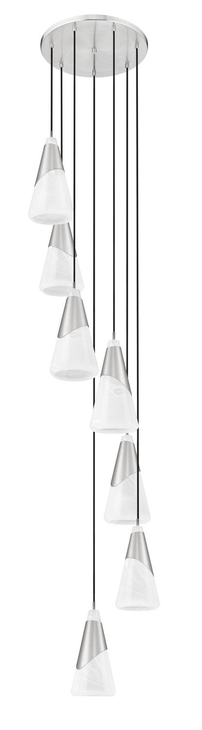 Suspension multiple Aimie Nickel brossé, 18", 15 3/4" – vue 5