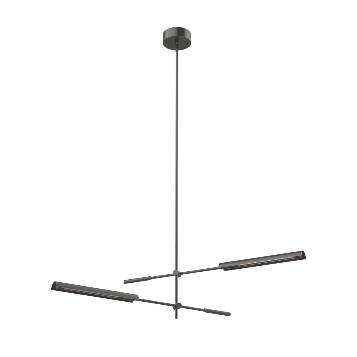 Suspension multiple Astrid - Obelle en métal / bronze urbain 41 1/2" by Alora Lighting | Luminaires & cie