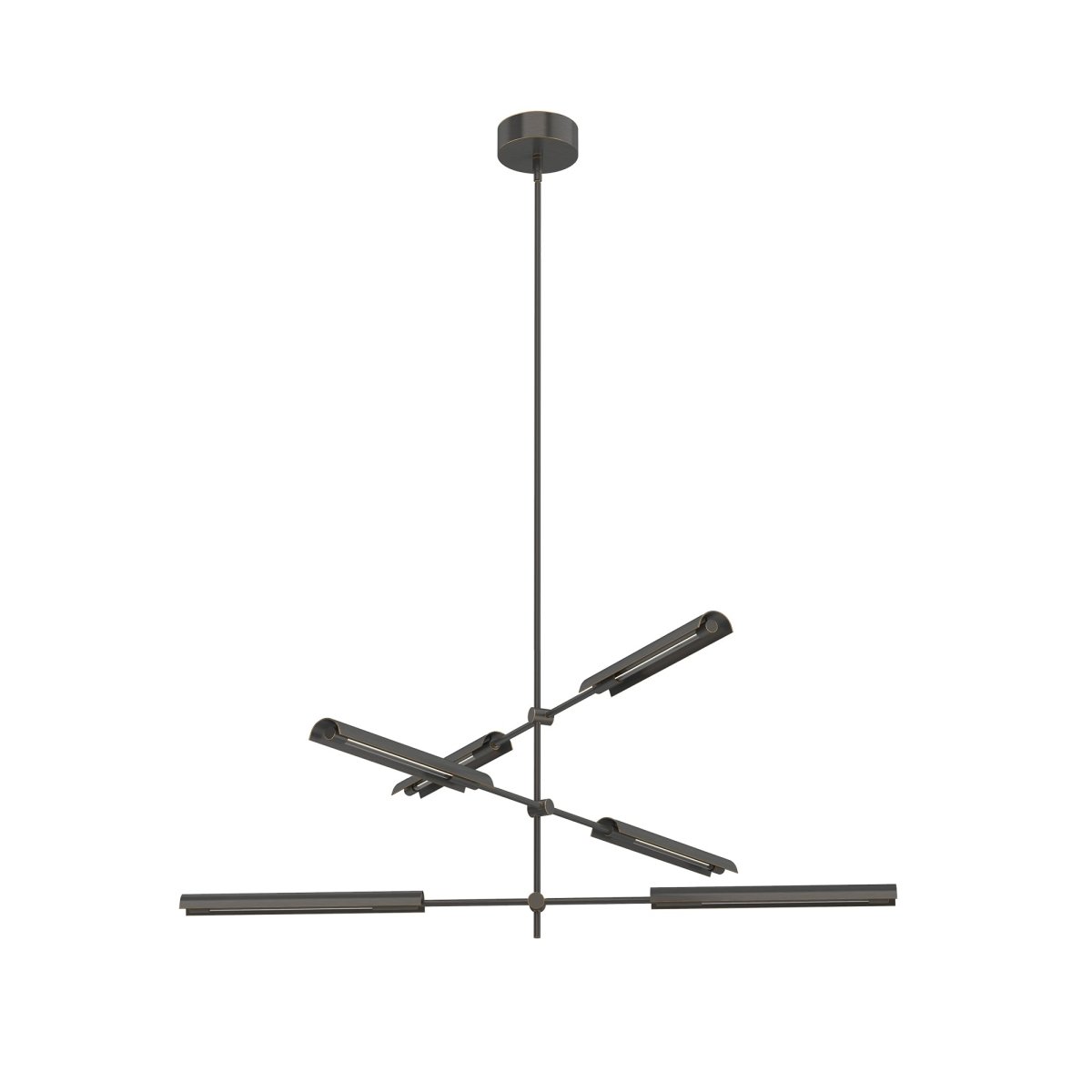 Suspension multiple Astrid - Obelle en métal / bronze urbain 41 5/8" by Alora Lighting | Luminaires & cie