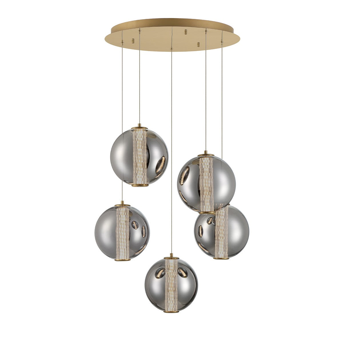 Suspension multiple Atomo Or, 25 3/4" – vue 2