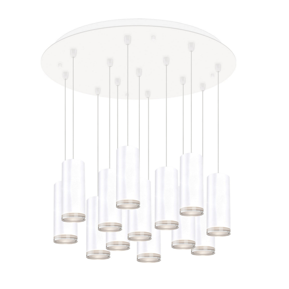 Suspension multiple Cameo Blanc, 23 5/8" – Kuzco Lighting