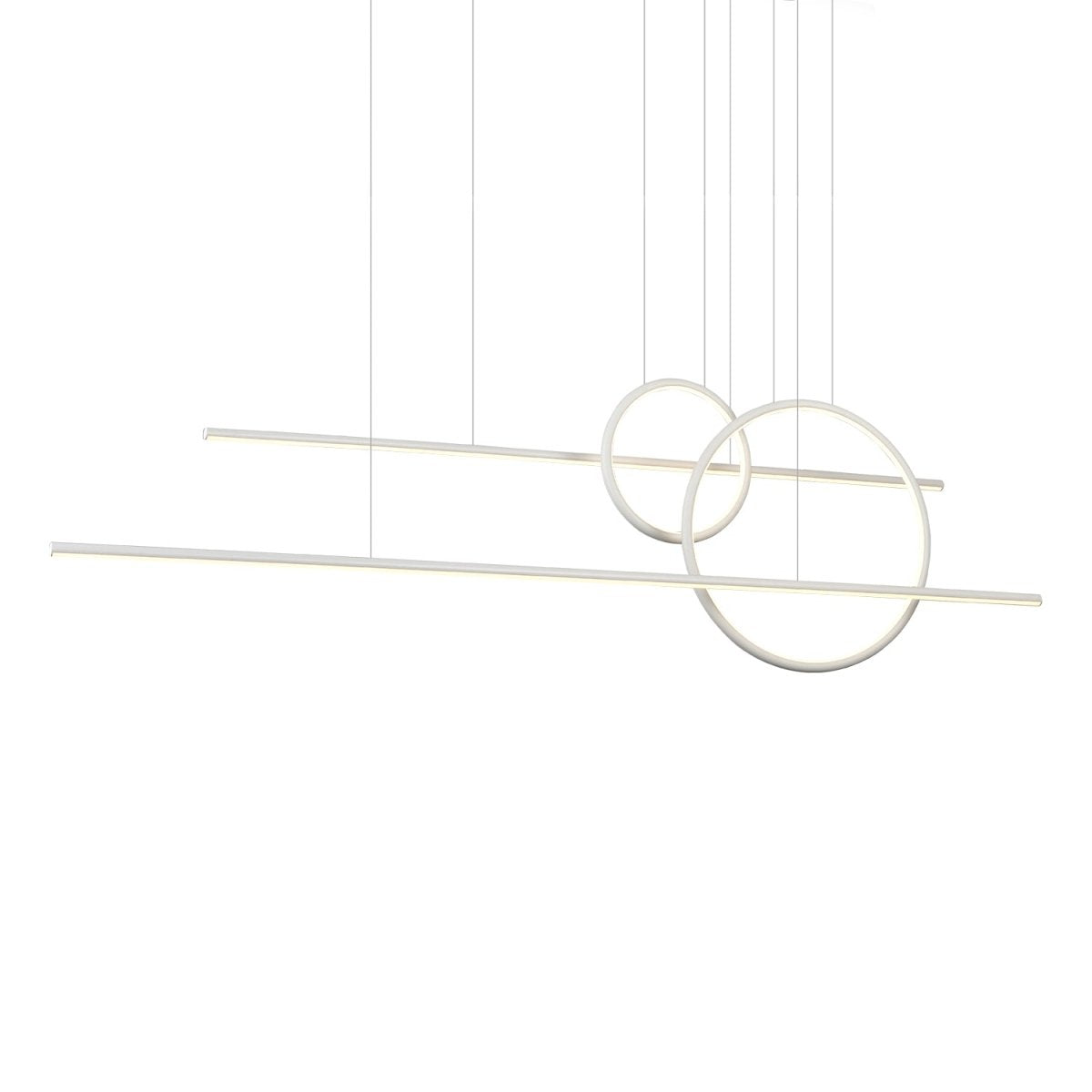 Suspension multiple Chute Calypso - Blanc by Kuzco Lighting | Luminaires & cie