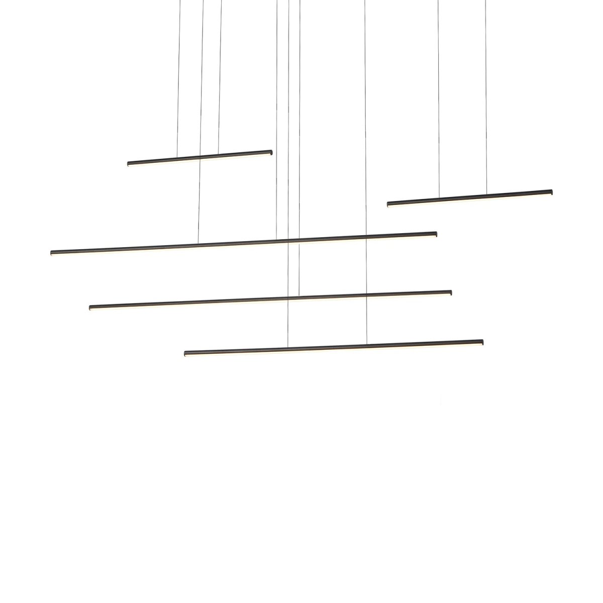 Suspension multiple Chute Motion - Noir 13 3/4" by Kuzco Lighting | Luminaires & cie