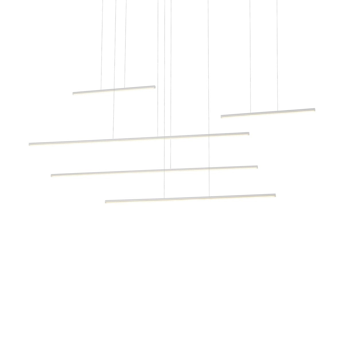 Suspension multiple Chute Motion - Blanc 13 3/4" by Kuzco Lighting | Luminaires & cie