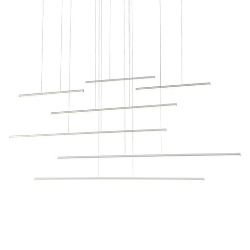 Suspension multiple Chute Motion - Blanc 70 7/8" by Kuzco Lighting | Luminaires & cie