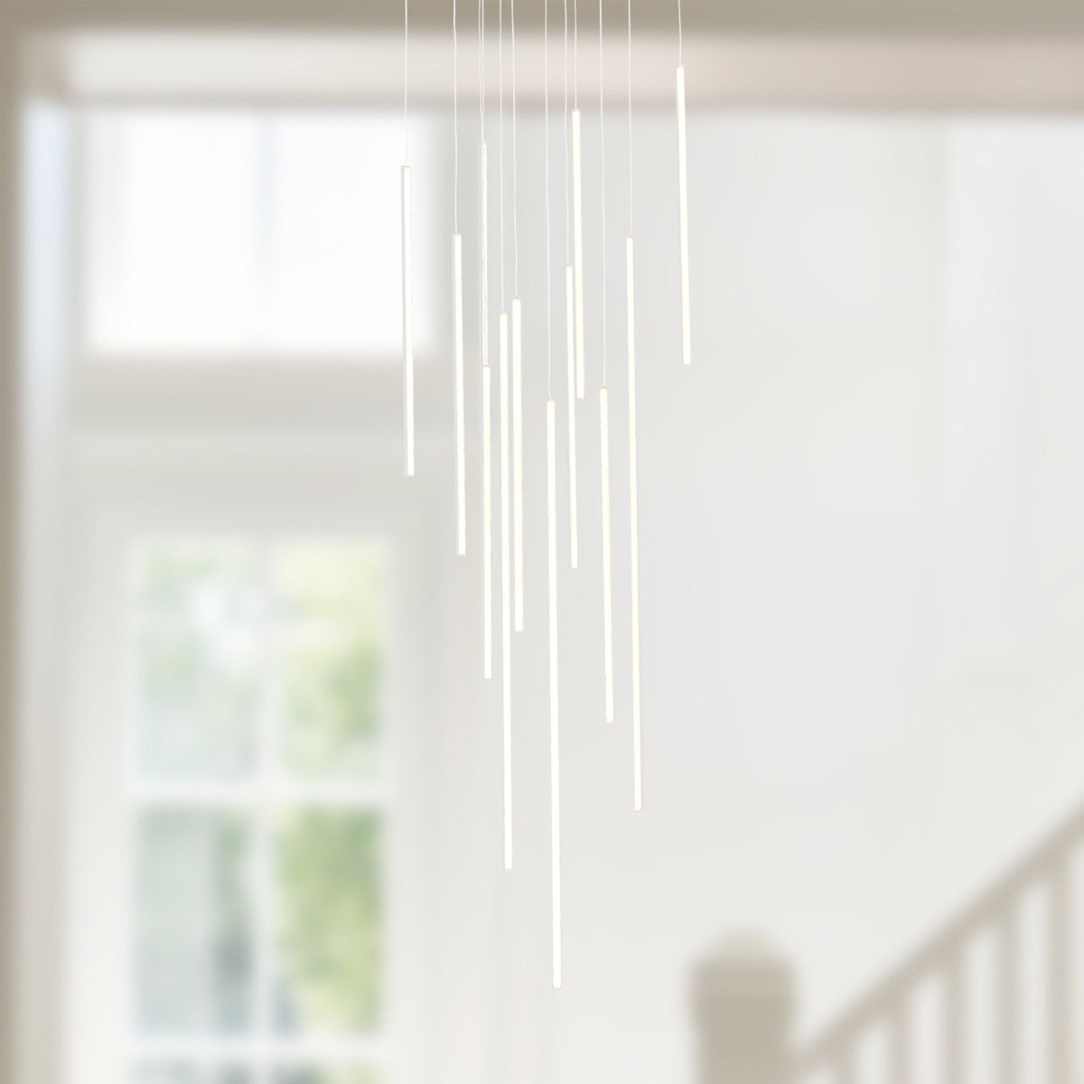 Suspension multiple Chute Blanc – vue 2