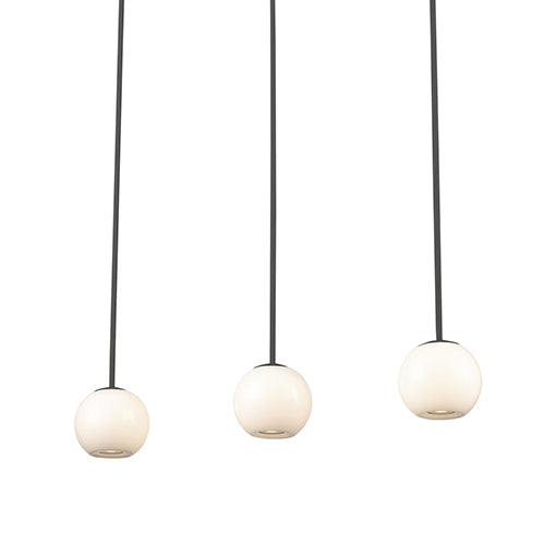 Suspension linéaire Europa Noir – Kuzco Lighting