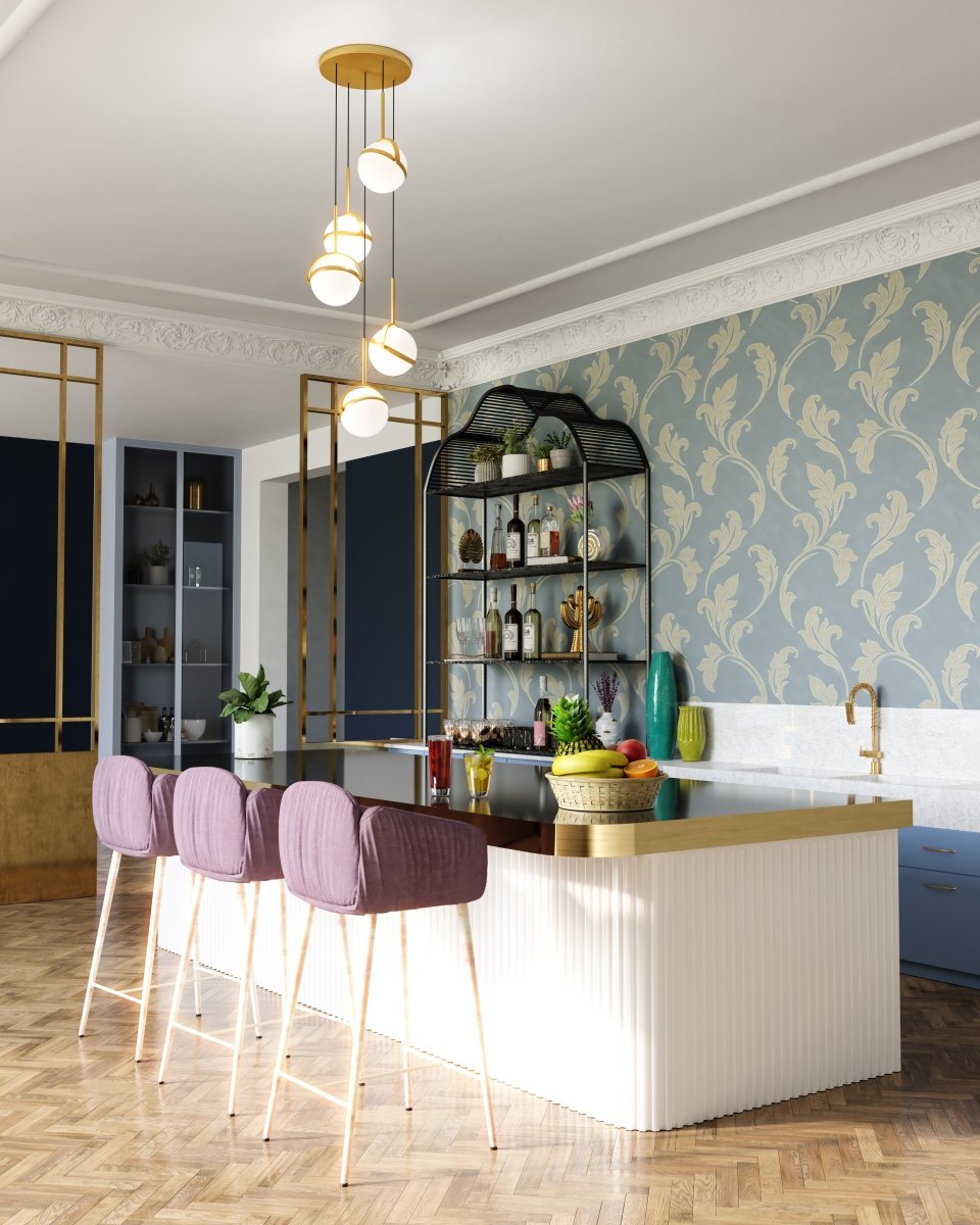 Suspension multiple Globo - Or brossé 16 1/4" by Alora Lighting | Luminaires & cie