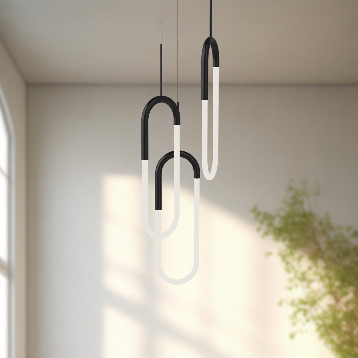 Suspension multiple Huron - Noir by Kuzco Lighting | Luminaires & cie