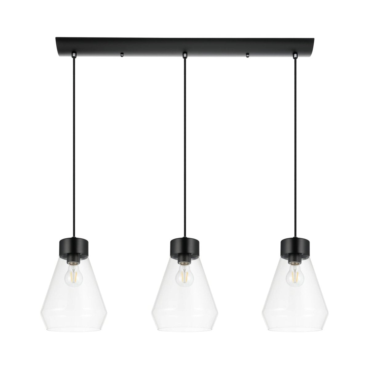 Suspension multiple Montey - 8 1/4" 3 by Eglo | Luminaires & cie