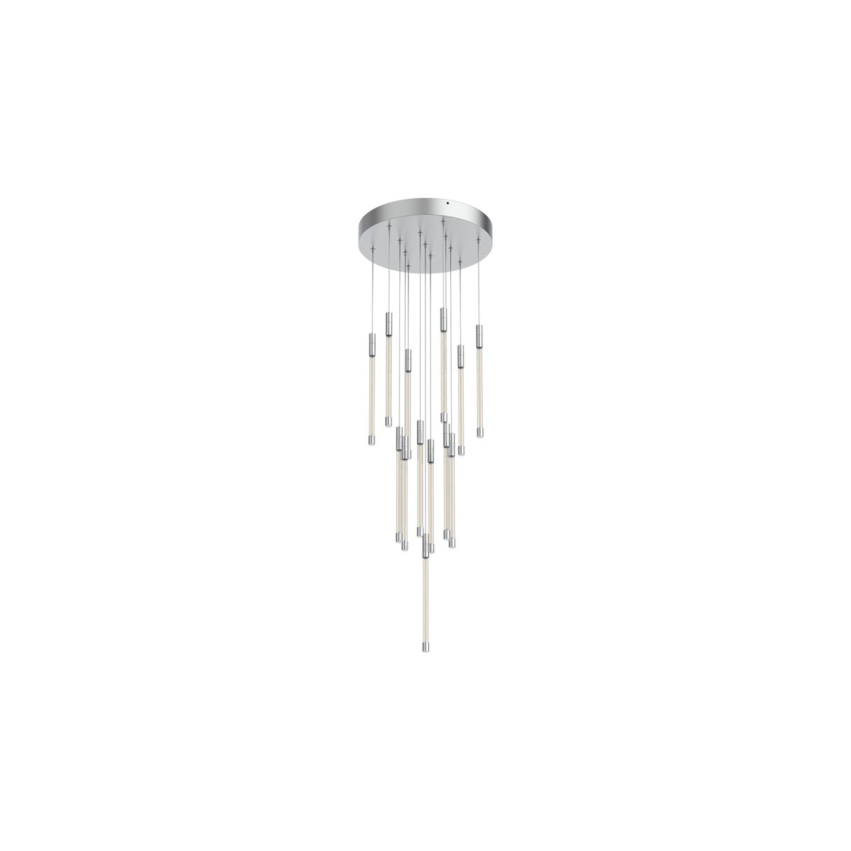 Suspension multiple Motif - Chrome 12 3/4" 13" by Kuzco Lighting | Luminaires & cie