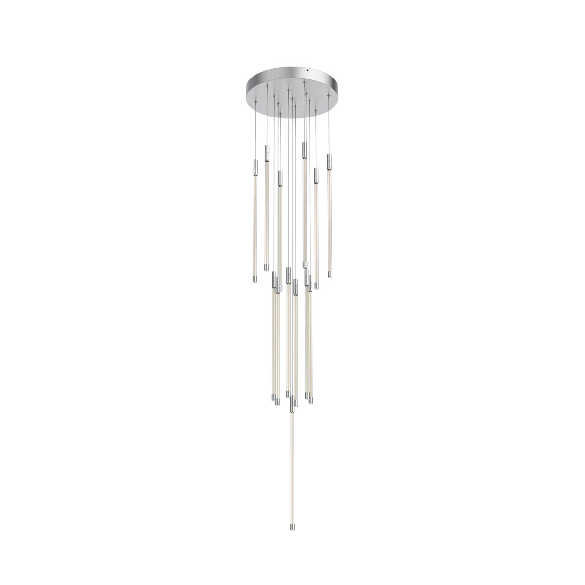 Suspension multiple Motif - Chrome 12 3/4" 20 5/8" by Kuzco Lighting | Luminaires & cie