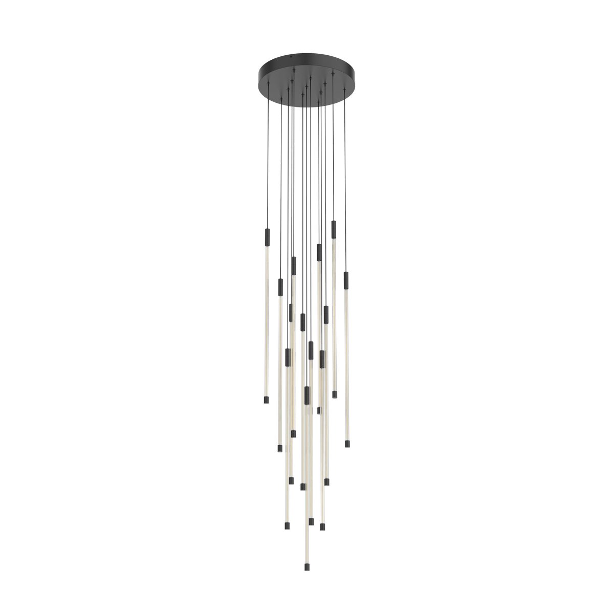 Suspension multiple Motif - Noir 12 3/4" 26 3/4" by Kuzco Lighting | Luminaires & cie